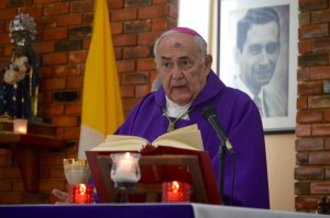 El Mons. Alvaro Corrada del Rio presidió la Misa de Miércoles de Ceniza.